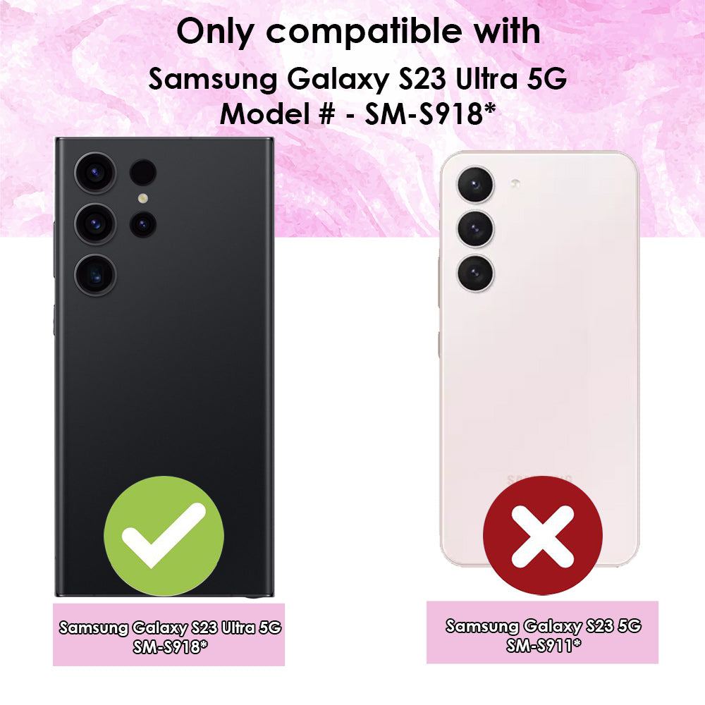 For Samsung Galaxy S23 Ultra Case iCoverLover Slim Shock-proof Cover Clear